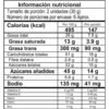 Chocolates Garoto 170g tabla nutricional
