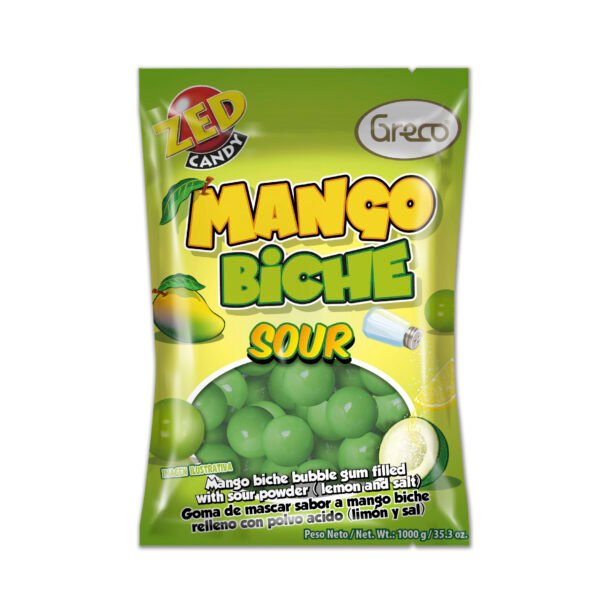 Goma de mascar Mango Biche bolsa