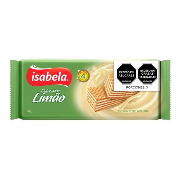 Galletas wafer isabela limón