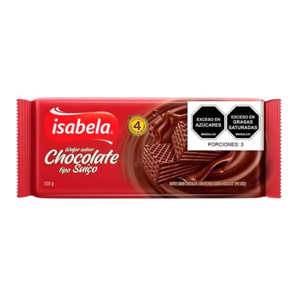 Galleta wafer chocolate suizo Isabela