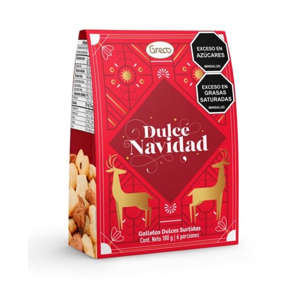 Galletas greco dulce navidad 180 caja roja