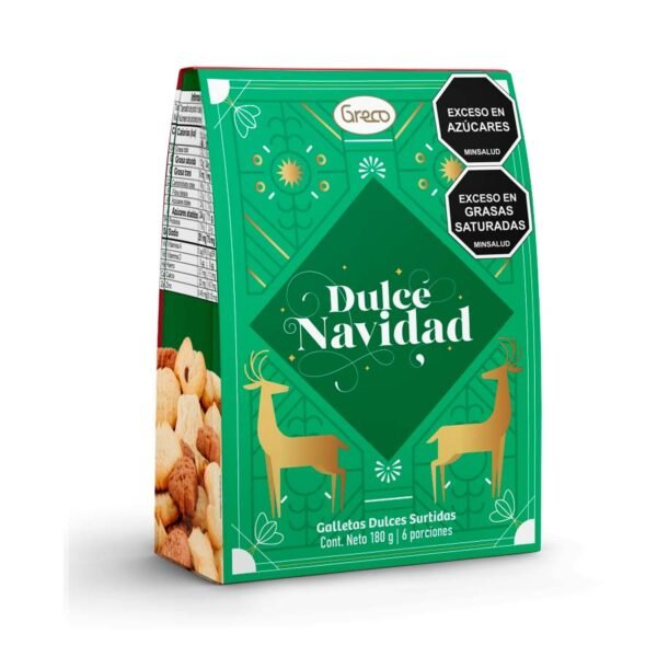 Galletas greco dulce navidad 180 caja