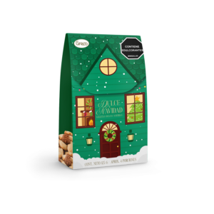Galletas greco dulce navidad 125g caja verde