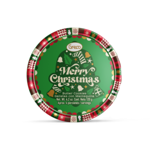 Galletas merry christmas 120g greco lata