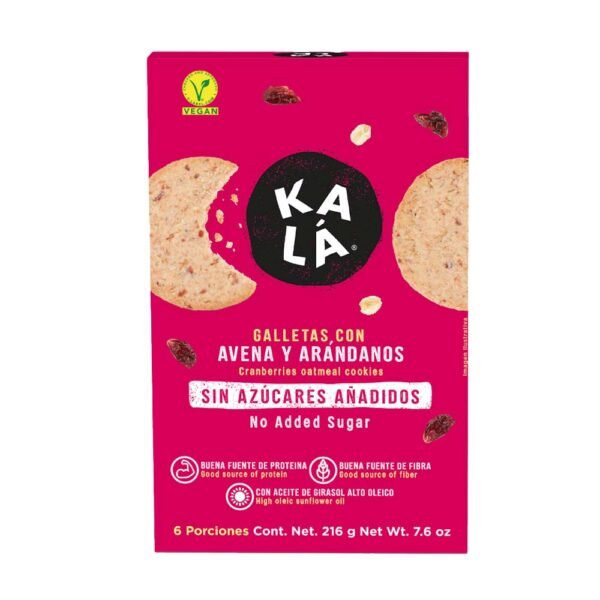 Galletas Kalá avena y arándanos 216gr