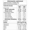Galletas Kalá avena y arándanos 216gr tabla nutricional