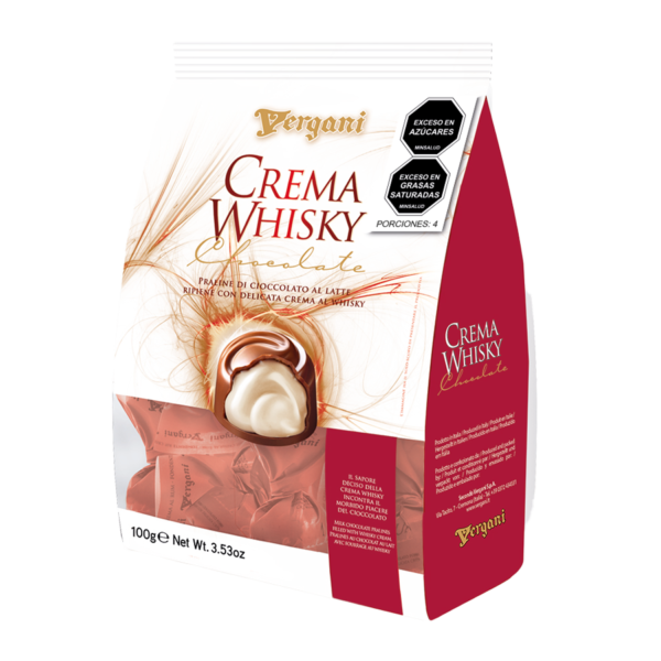 Chocolates Vergani whisky 100g